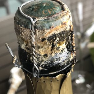 old cork from 1986 bottle